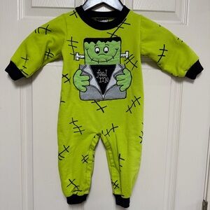 Frankenstein Halloween Toddler Romper
